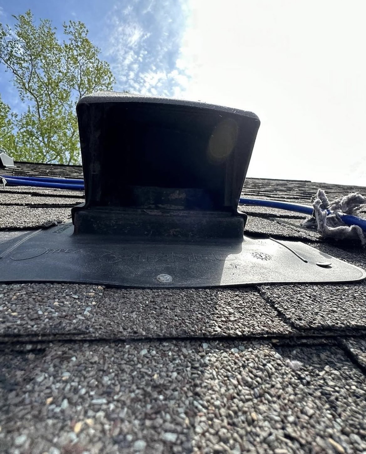 Dryer vent service proof photo